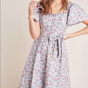 NWT Gal Meets Glam x Anthro Blue Floral Dress